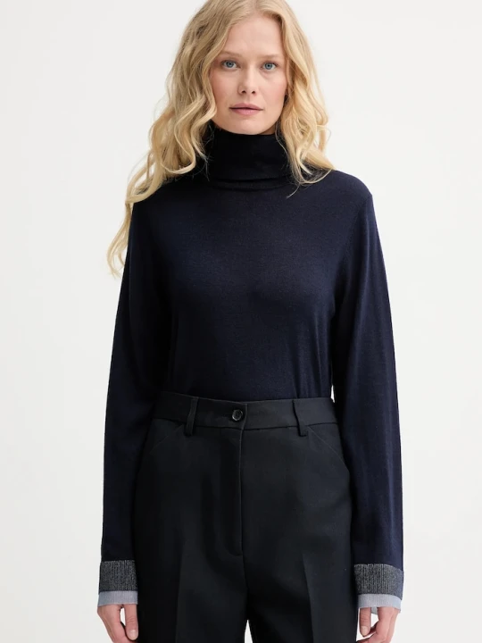 Zdjęcie produktu PS Paul Smith sweter wełniany granatowy