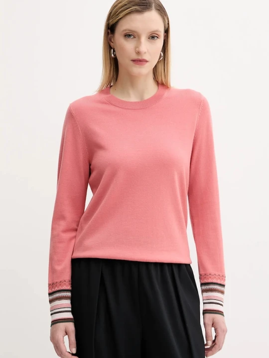 Zdjęcie produktu PS Paul Smith sweter wełniany pomarańczowy