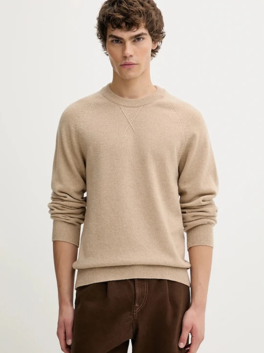Zdjęcie produktu PS Paul Smith sweter wełniany beżowy