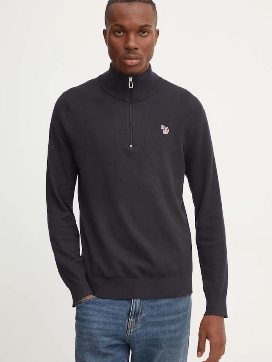 Zdjęcie produktu PS Paul Smith sweter z domieszką wełny czarny