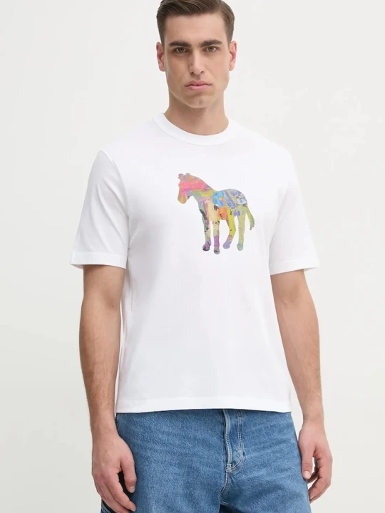 Zdjęcie produktu PS Paul Smith t-shirt bawełniany biały
