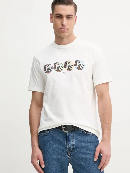 Zdjęcie produktu PS Paul Smith t-shirt bawełniany biały