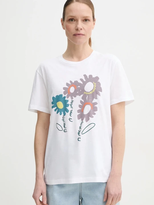 Zdjęcie produktu PS Paul Smith t-shirt bawełniany biały