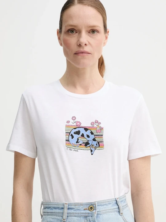 Zdjęcie produktu PS Paul Smith t-shirt bawełniany biały
