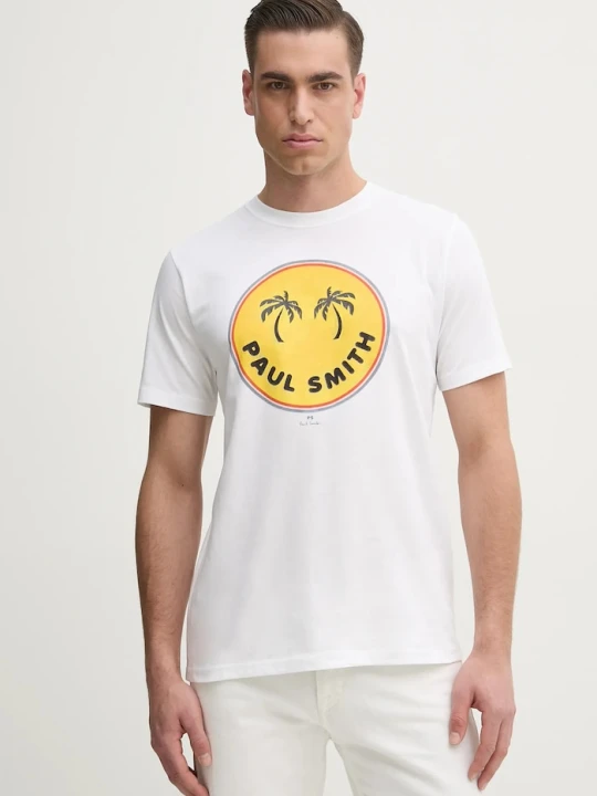 Zdjęcie produktu PS Paul Smith t-shirt bawełniany biały
