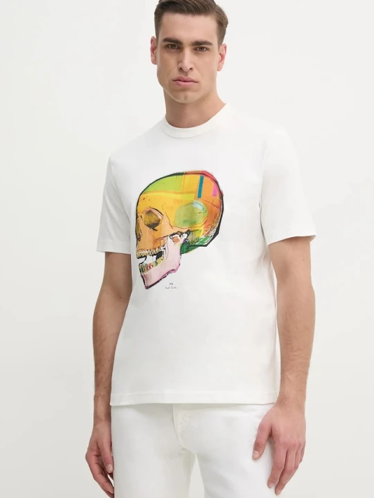 Zdjęcie produktu PS Paul Smith t-shirt bawełniany biały