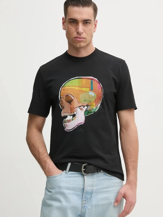Zdjęcie produktu PS Paul Smith t-shirt bawełniany czarny
