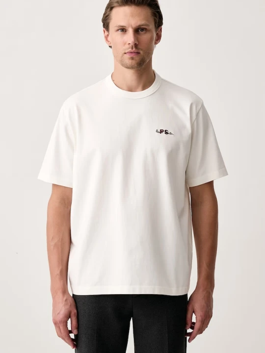 Zdjęcie produktu PS Paul Smith T-shirt męski bawełniany biały