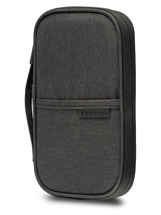Zdjęcie produktu Puccini Etui w kolorze szarym na karty - 15, 5 x 23, 5 x 0, 50 cm rozmiar: onesize