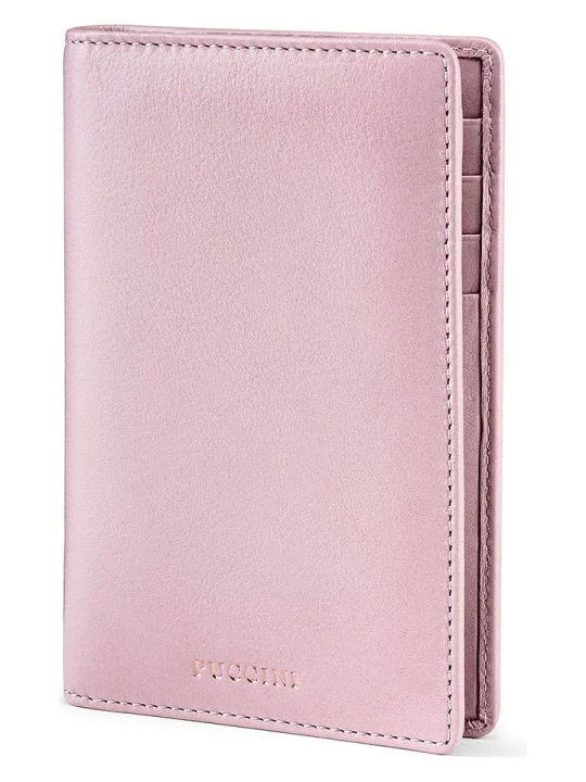 Zdjęcie produktu Puccini Etui "Zen" w kolorze jasnoróżowym na dokumenty podróżne - 10 x 14 x 1 cm rozmiar: onesize