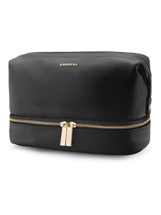 Zdjęcie produktu Puccini Kosmetyczka w kolorze czarnym - 25, 5 x 13 x 15 cm rozmiar: onesize