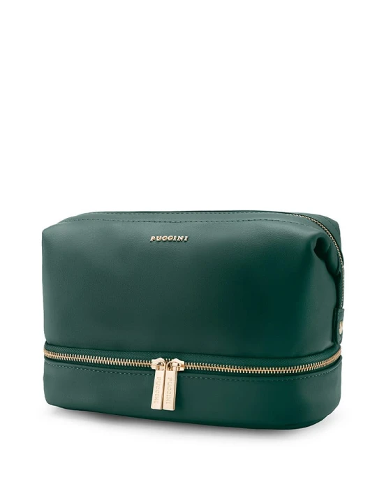 Zdjęcie produktu Puccini Kosmetyczka w kolorze zielonym - 25, 5 x 13 x 15 cm rozmiar: onesize