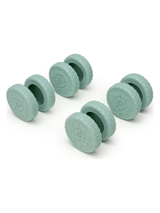 Zdjęcie produktu Puccini Ochraniacze w kolorze zielonym na koła - Ø 6 cm rozmiar: onesize