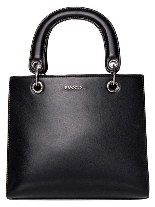 Zdjęcie produktu Puccini Torebka w kolorze czarnym - 24 x 22 x 7 cm rozmiar: onesize