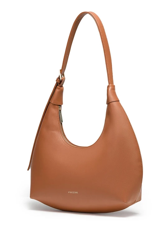Zdjęcie produktu Puccini Torebka w kolorze jasnobrązowym - 37 x 34 x 9 cm rozmiar: onesize