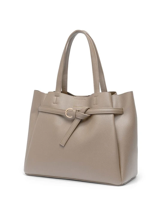 Zdjęcie produktu Puccini Torebka w kolorze szarobrązowym - 37 x 27 cm rozmiar: onesize