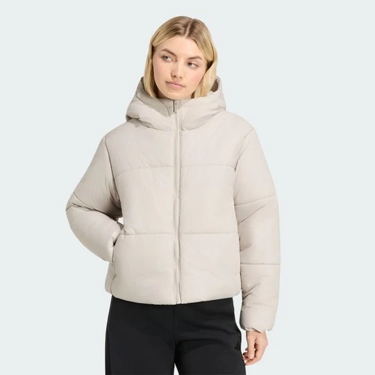 Zdjęcie produktu Puchowa ocieplana kurtka ESSENTIALS HIGHLOFT Adidas beżowy