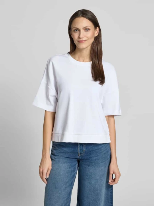 Zdjęcie produktu pudełkowy krój t-shirt model 'Tilina' JOOP! Biały