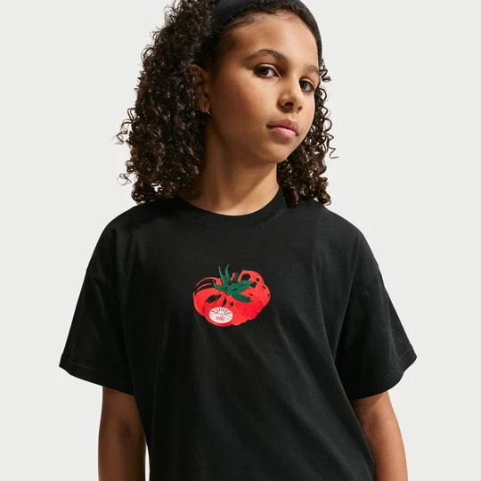Zdjęcie produktu Pudełkowy T-shirt dla dużych dzieci Nike - Czerń