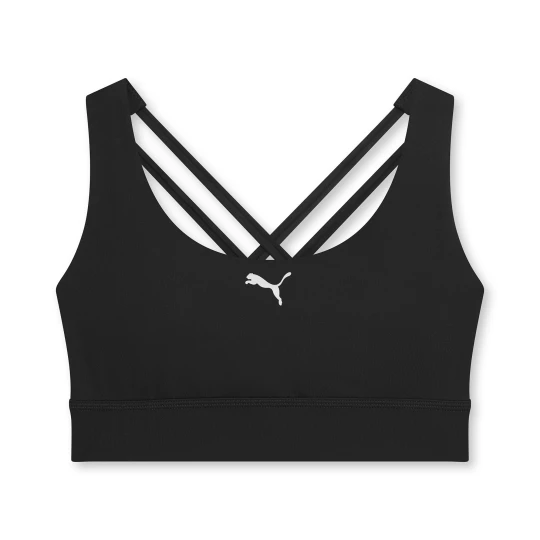 Zdjęcie produktu PUMA Biustonosz treningowy Fit o Å›Czerwonynim wsparciu, OdzieÅ¼, Czarny