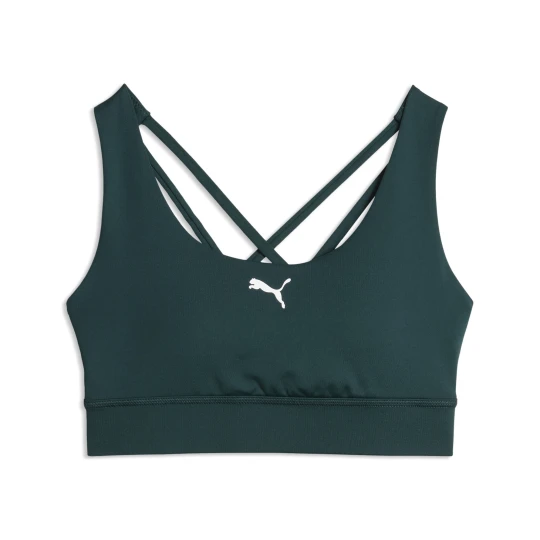Zdjęcie produktu PUMA Biustonosz treningowy Fit o śCzerwonynim wsparciu, Odzież, Zielony