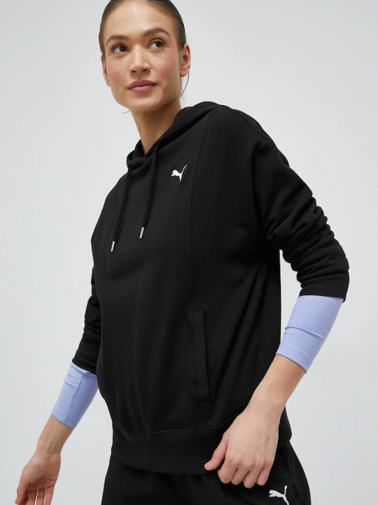 Zdjęcie produktu Puma bluza bawełniana czarny