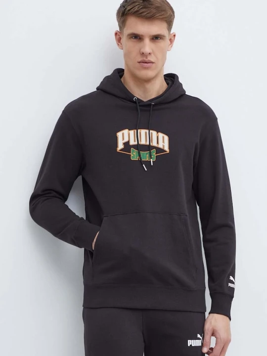 Zdjęcie produktu Puma bluza bawełniana czarny