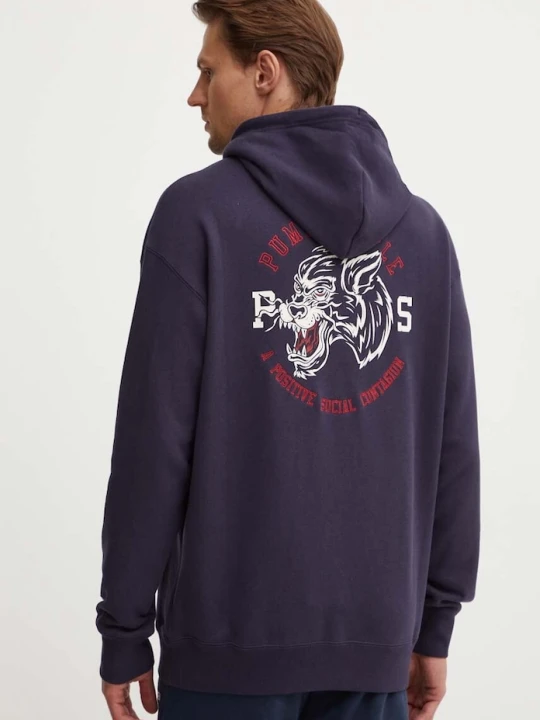 Zdjęcie produktu Puma bluza bawełniana X STAPLE granatowy