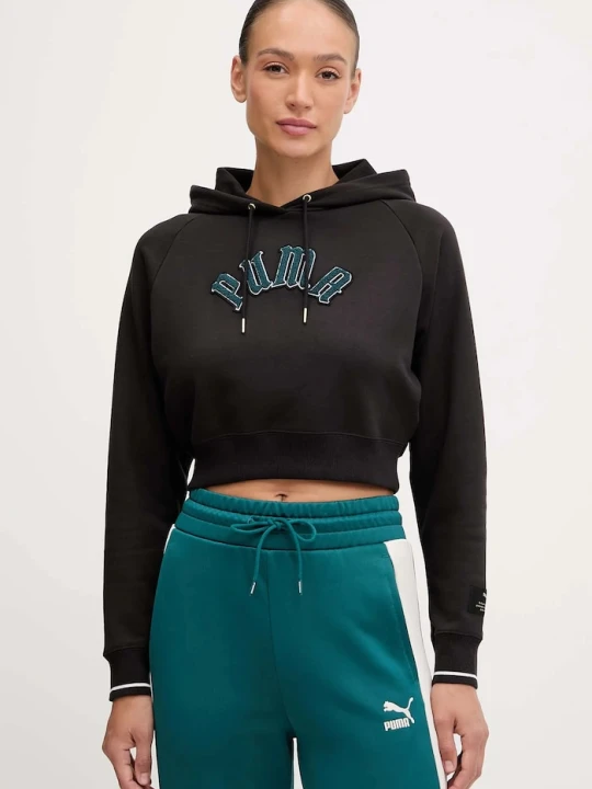 Zdjęcie produktu Puma bluza Classics Play Paris Relaxed Hoodie czarny