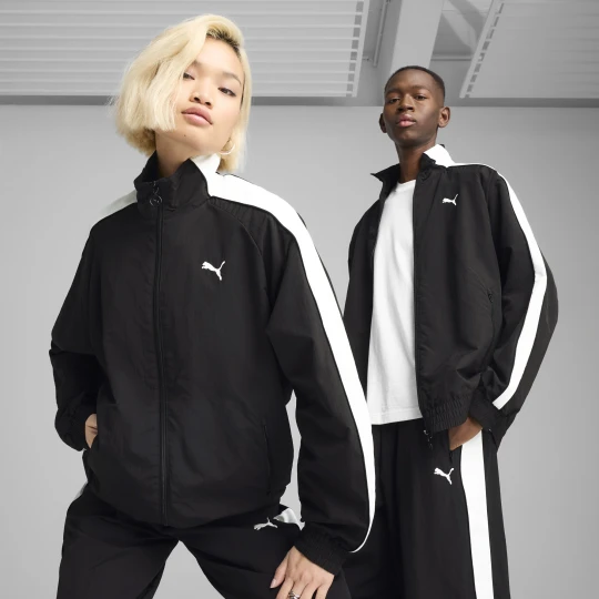 Zdjęcie produktu PUMA Bluza dresowa unisex T7 o kroju oversize, Odzież, Czarny