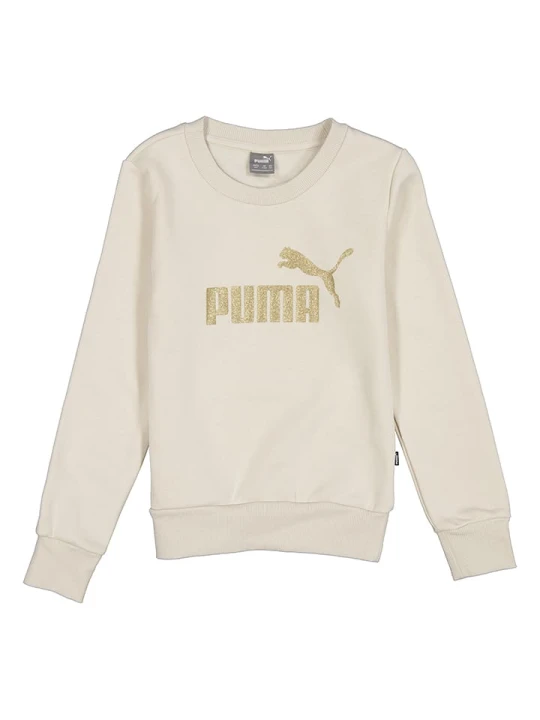 Zdjęcie produktu Puma Bluza "ESS+ Glitter" w kolorze kremowym rozmiar: 116