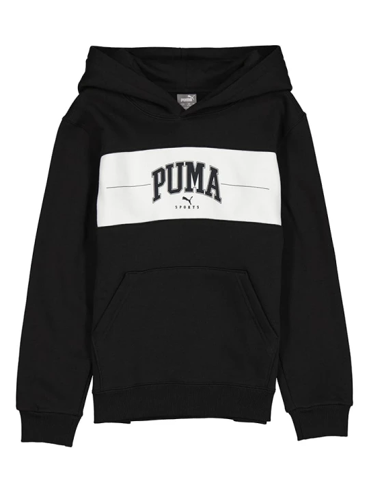 Zdjęcie produktu Puma Bluza "Puma Squad" w kolorze czarno-białym rozmiar: 128