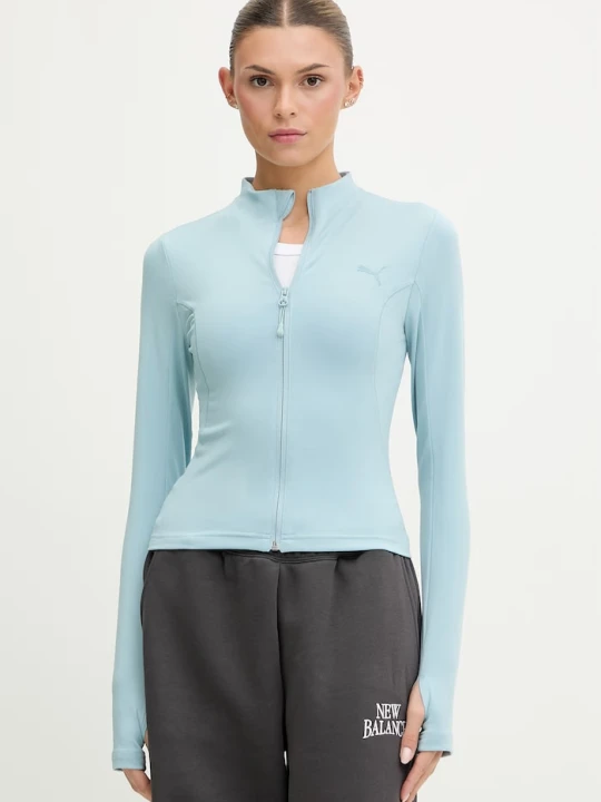 Zdjęcie produktu Puma bluza rozpinana damska PUMATECH SENSE niebieski