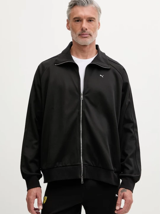 Zdjęcie produktu Puma bluza rozpinana męska z bawełną T7 Track Jacket czarny