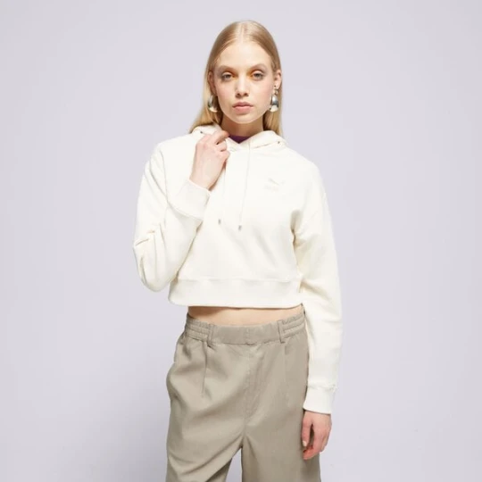 Zdjęcie produktu Puma Bluza Z Kapturem Better Classics Cropped beżowy