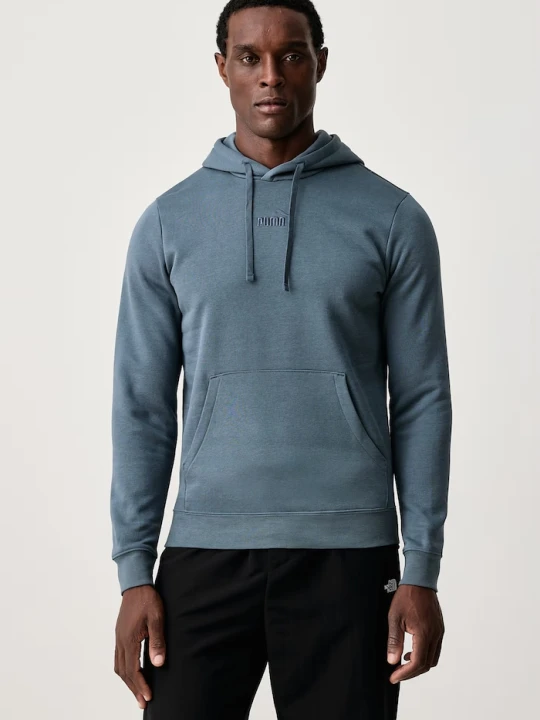 Zdjęcie produktu Puma bluza z kapturem męska z bawełną Essentials niebieski