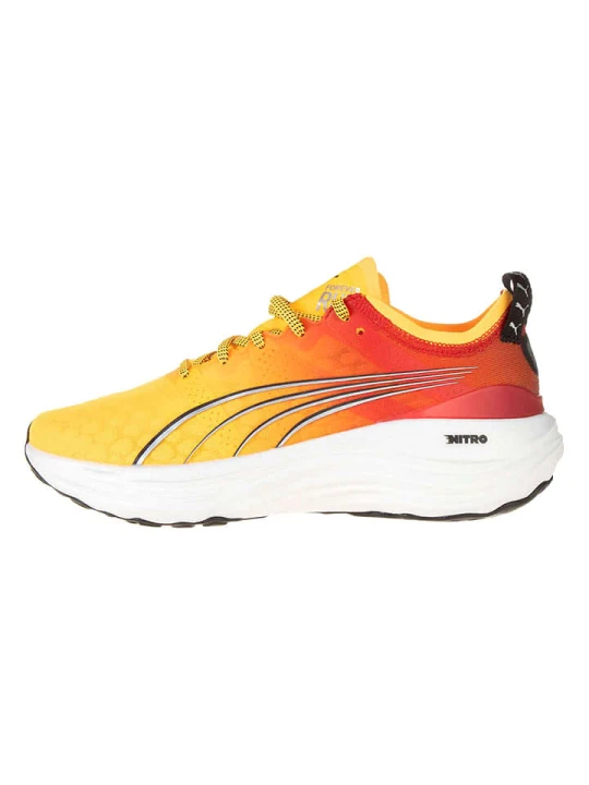 Zdjęcie produktu Puma Buty "ForeverRun NITRO FADE" w kolorze żółto-czerwonym do biegania rozmiar: 36