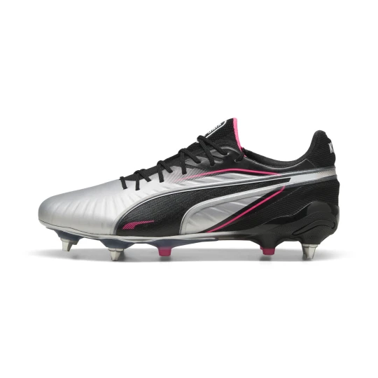 Zdjęcie produktu PUMA Buty piłkarskie KING ULTIMATE MxSG, Buty, Metaliczny srebrny