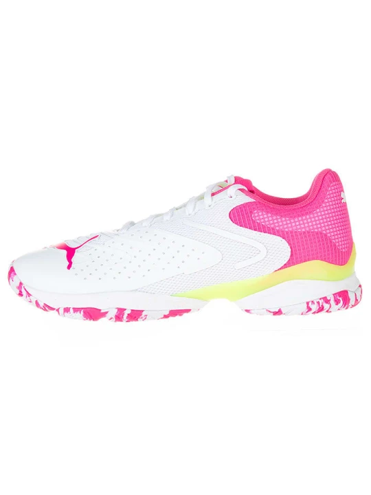 Zdjęcie produktu Puma Buty "Solarattack RCT" w kolorze biało-różowo-żółtym do biegania rozmiar: 37, 5