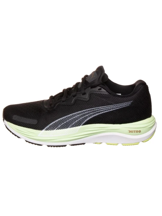 Zdjęcie produktu Puma Buty "Velocity Nitro 2 Run 75" w kolorze czarno-biało-żółtym do biegania rozmiar: 38
