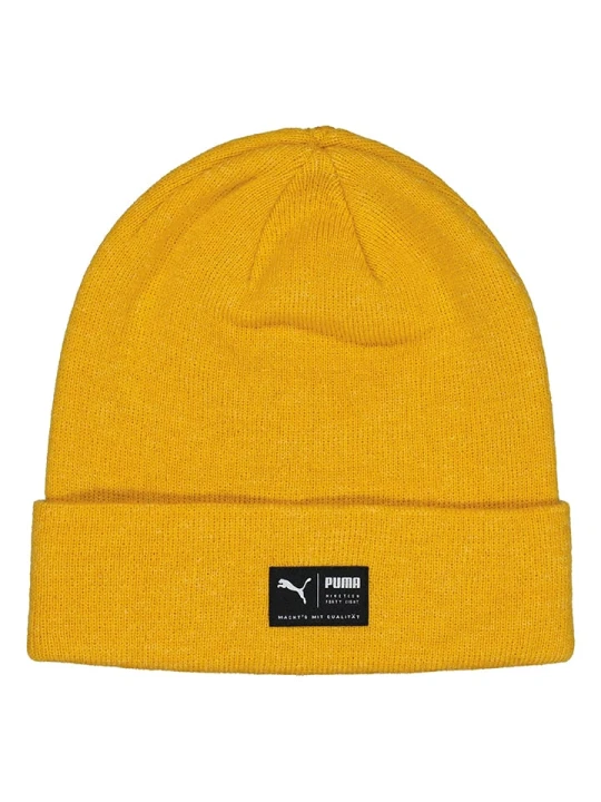 Zdjęcie produktu Puma Czapka beanie w kolorze musztardowym rozmiar: onesize