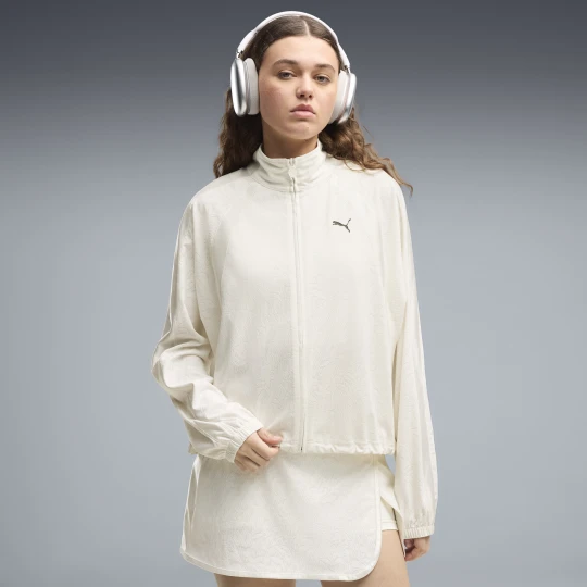 Zdjęcie produktu PUMA Damska bluza dresowa Lace Pack T7 o luźnym kroju, Odzież, Biały