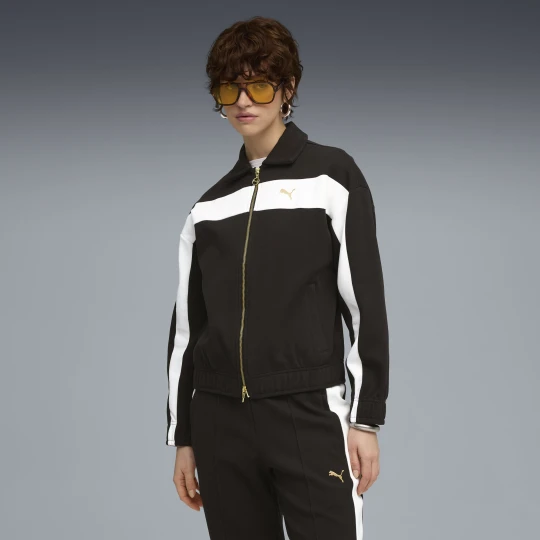 Zdjęcie produktu PUMA Damska bluza dresowa T7 o luźnym kroju, Odzież, Czarny