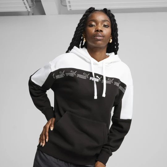 Zdjęcie produktu PUMA Damska bluza z kapturem Around the Block, Odzież, Czarny