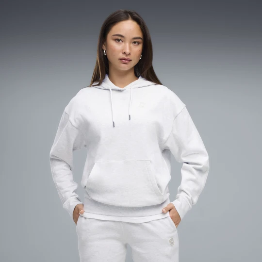 Zdjęcie produktu PUMA Damska bluza z kapturem Essentials Elevated, Odzież, Biały