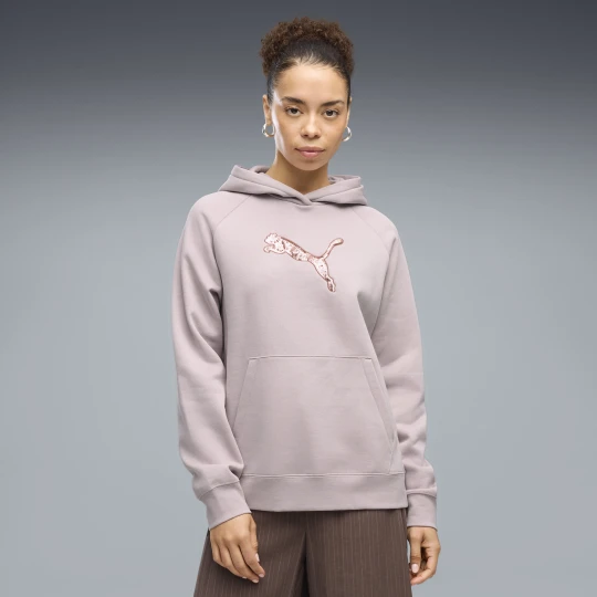 Zdjęcie produktu PUMA Damska bluza z kapturem Essentials Sequins, Odzież, Różowy