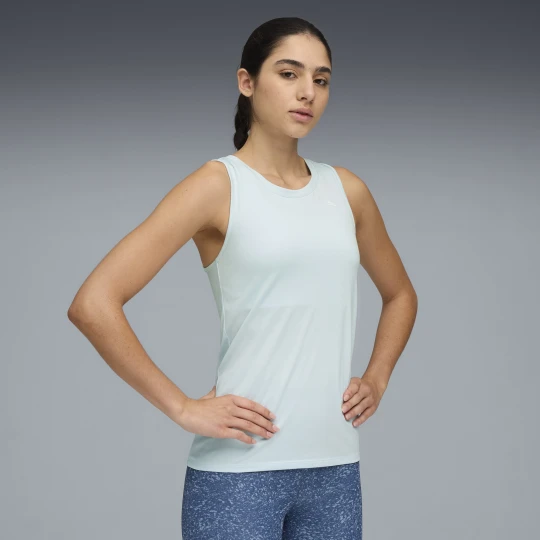 Zdjęcie produktu PUMA Damska koszulka bez rÄ™kawÃ³w TAD ESSENTIALS, OdzieÅ¼, Niebieski Sea Glass