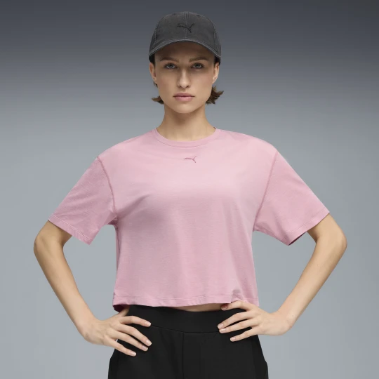 Zdjęcie produktu PUMA Damska koszulka CLOUDSPUN o luźnym kroju, Odzież, Różowy