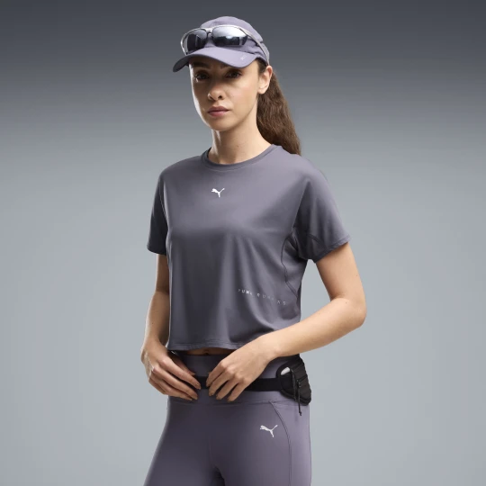 Zdjęcie produktu PUMA Damska koszulka do biegania Brightstride CLOUDSPUN, Odzież, Szary