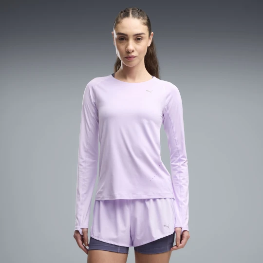 Zdjęcie produktu PUMA Damska koszulka do biegania RUN CLOUDSPUN, OdzieÅ¼, Fioletowy